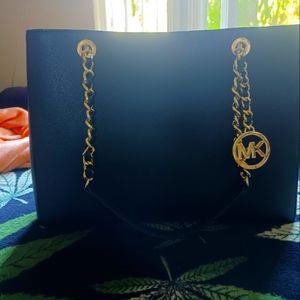 Brand new with tags Michael Kors large black leather tote